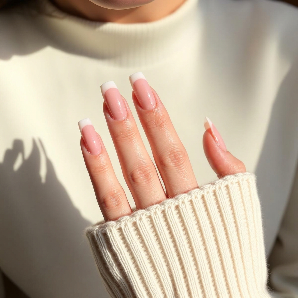 Classic french manicure